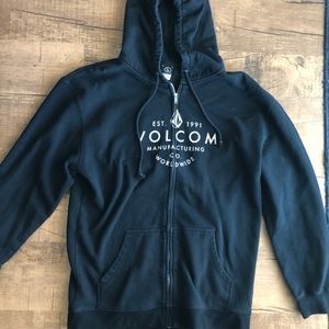 Volcom Zip up Hoodie Blue Men’s Size Large